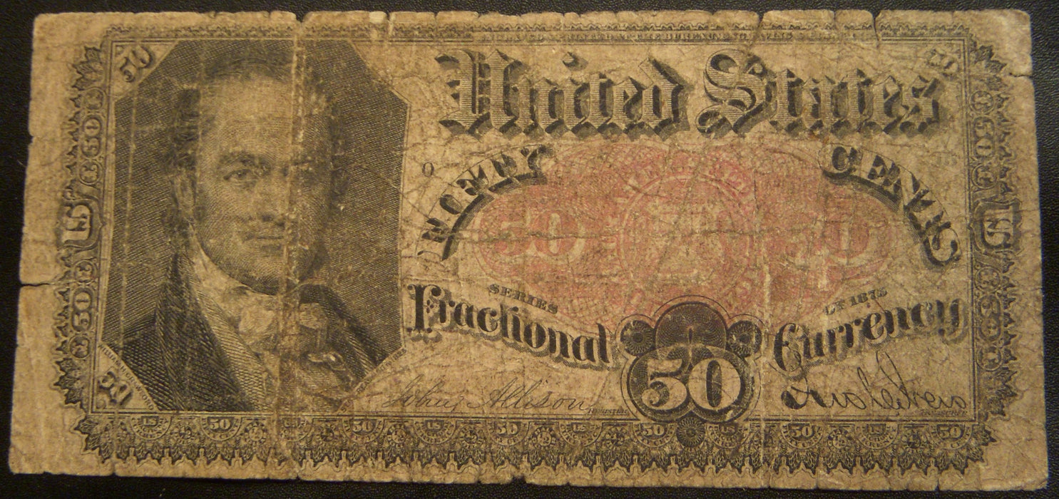 50 Cents Fractional Currency 5th Issue - FR# 1381