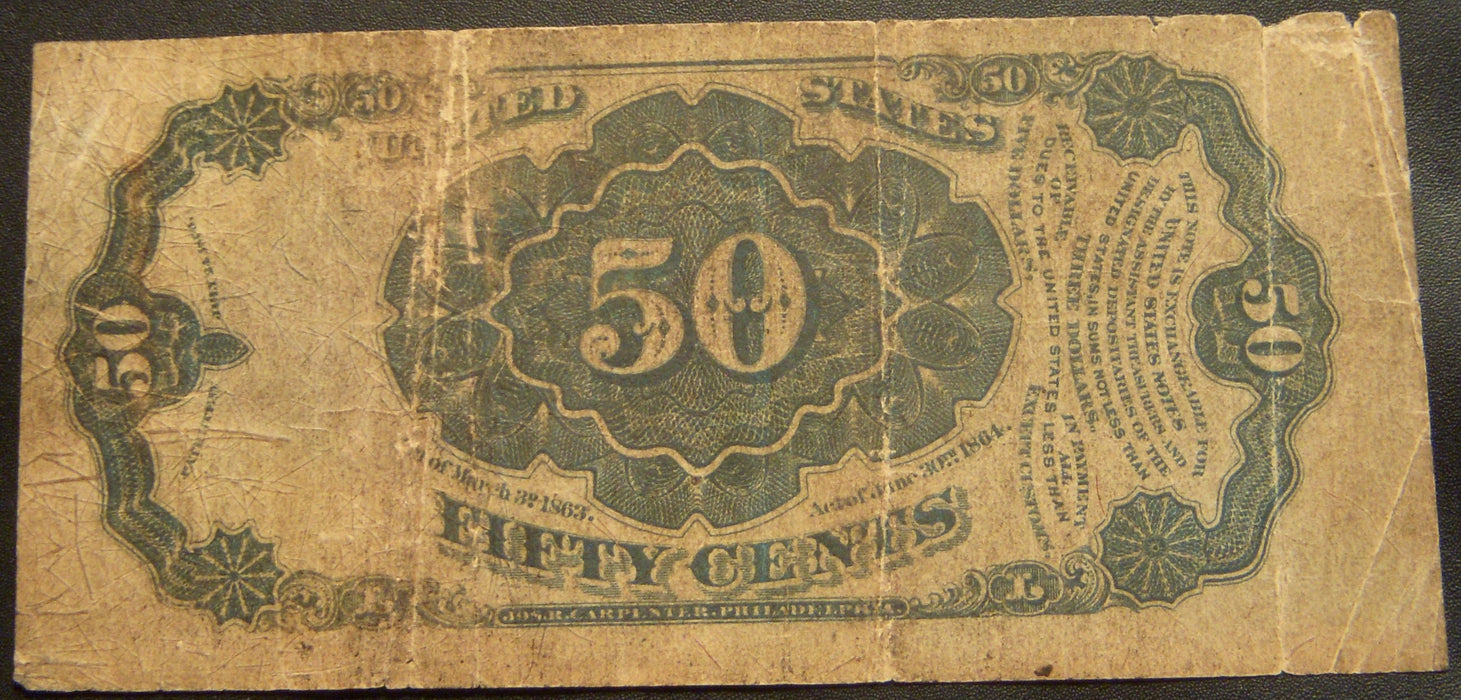 50 Cents Fractional Currency 5th Issue - FR# 1381