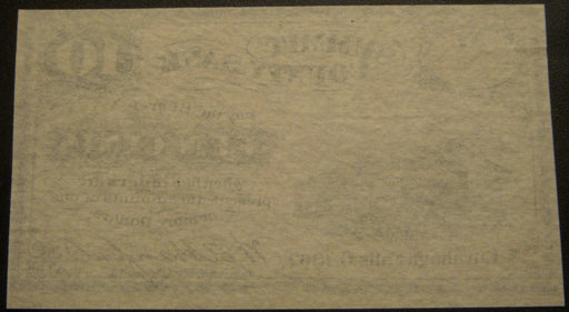 1862 10 Cents Summit County Bank Cuyahoga Falls, OH Note
