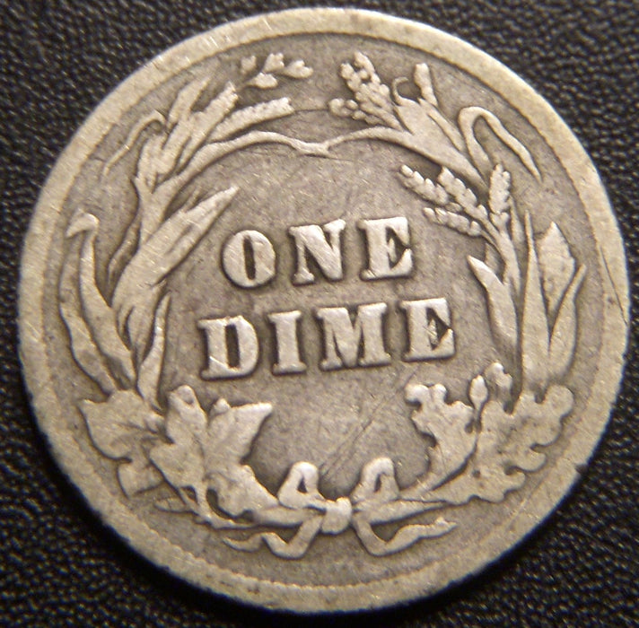 1900 Barber Dime - Good