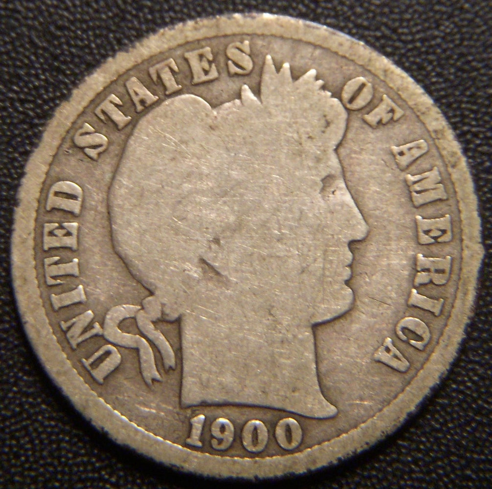 1900-S Barber Dime - Good