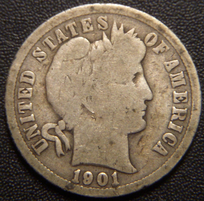 1901-O Barber Dime - Good