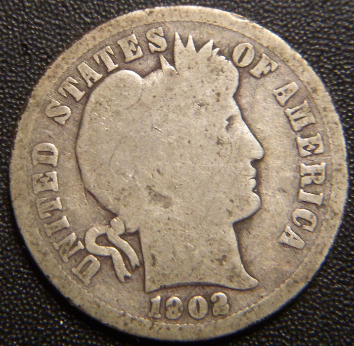 1902-O Barber Dime - Good