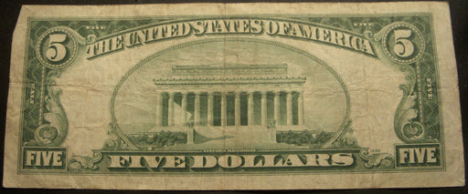 1934A $5 Silver Certificate - FR# 1651