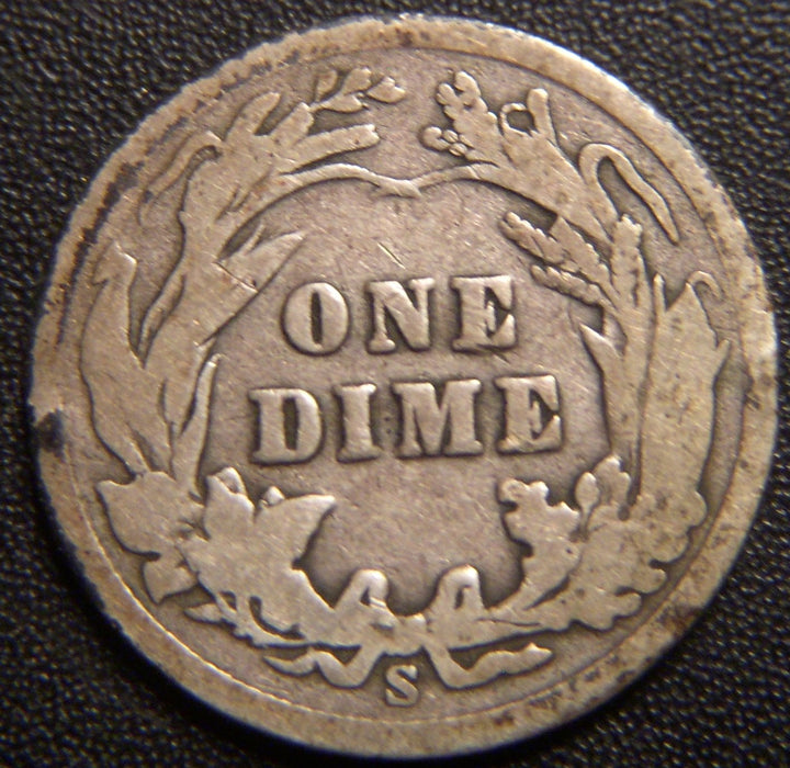 1905-S Barber Dime - Good