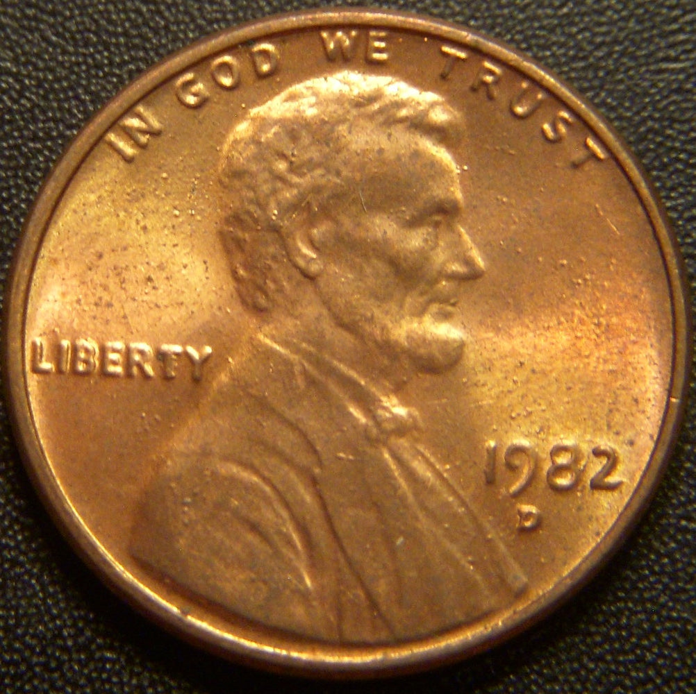 1982-D Lincoln Cent - Large Date Zinc Uncirculated
