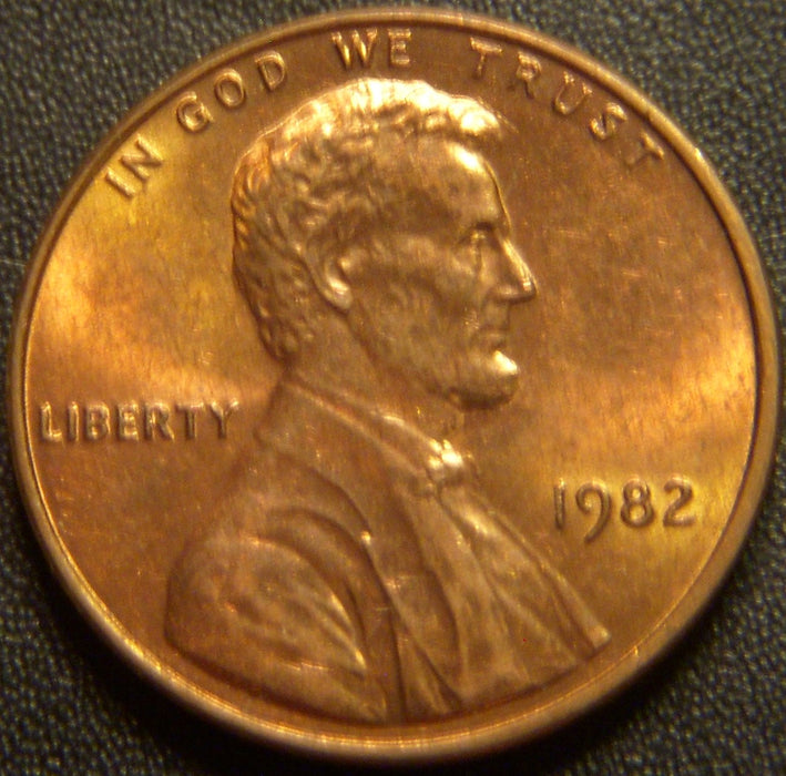 1982 Lincoln Cent - Small Date Copper Uncirculated