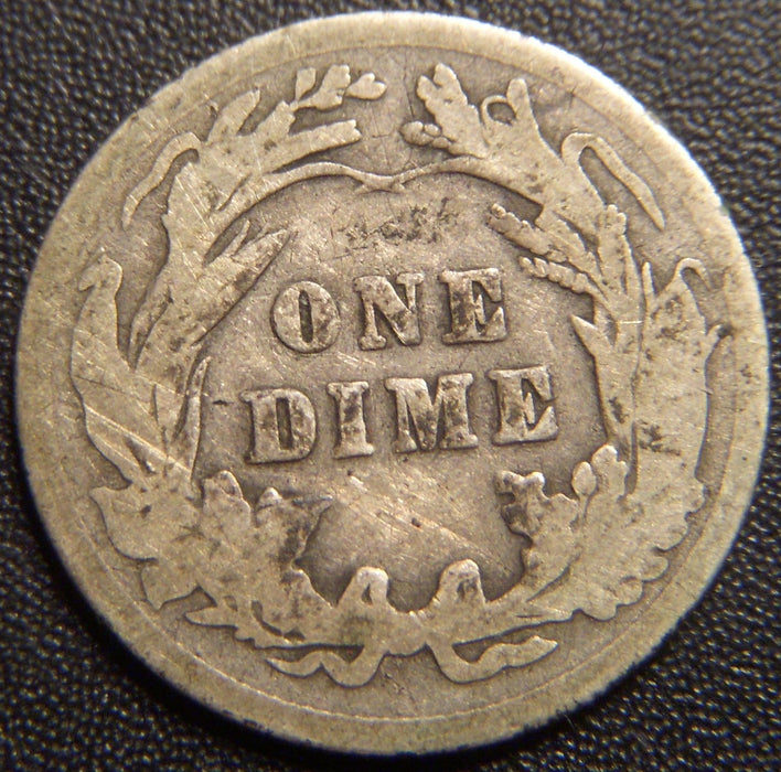 1907 Barber Dime - Good