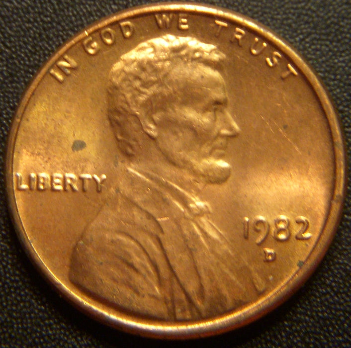 1982-D Lincoln Cent - Large Date Copper Uncirculated