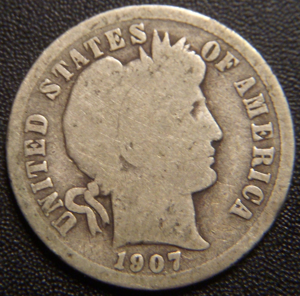1907-O Barber Dime - Good