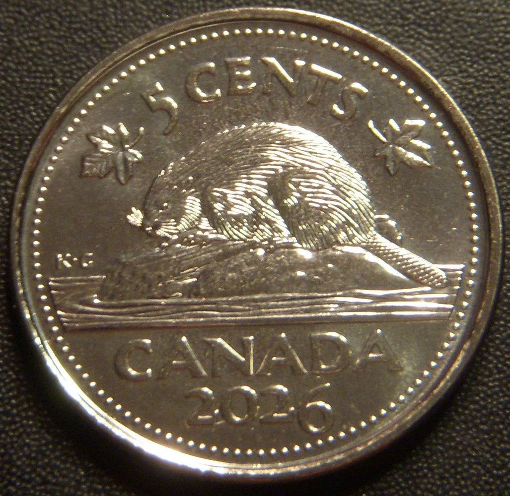 2026 Canadian Five Cents - Uncirculated