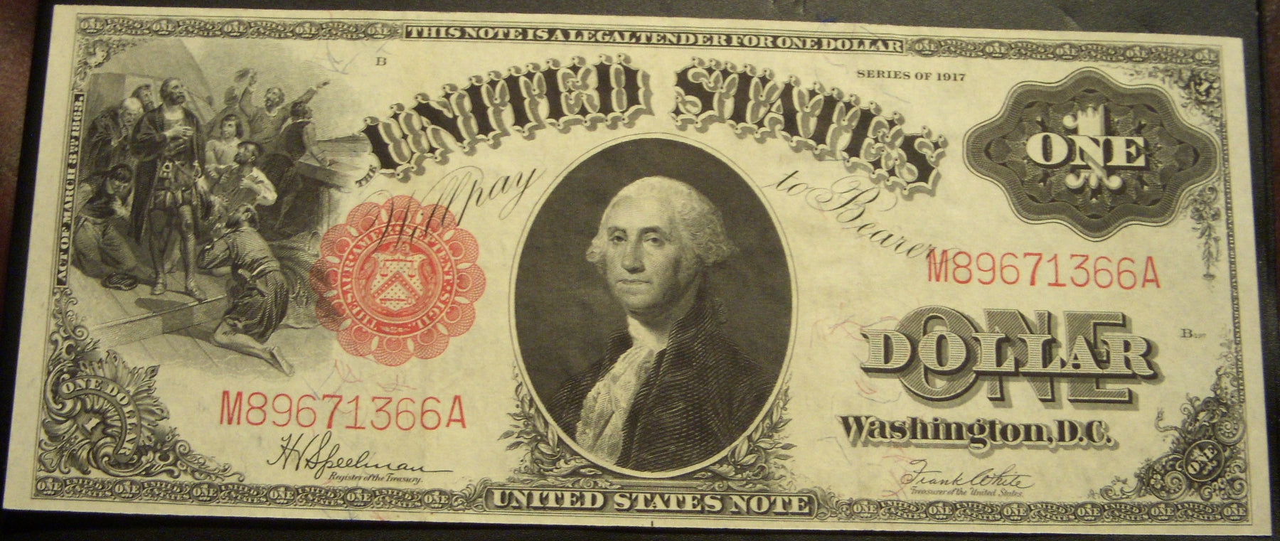 1917 $1 United States Note - FR# 39
