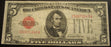 1928A $5 United States Note - FR# 1526