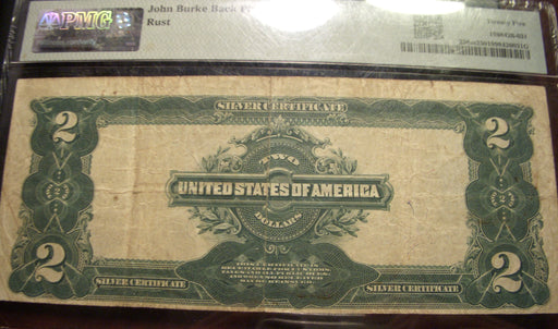 1899 $2 Silver Certificate - FR# 258m PMG VF 25