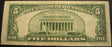 1934A North Africa $5 Silver Certificate - FR# 2307