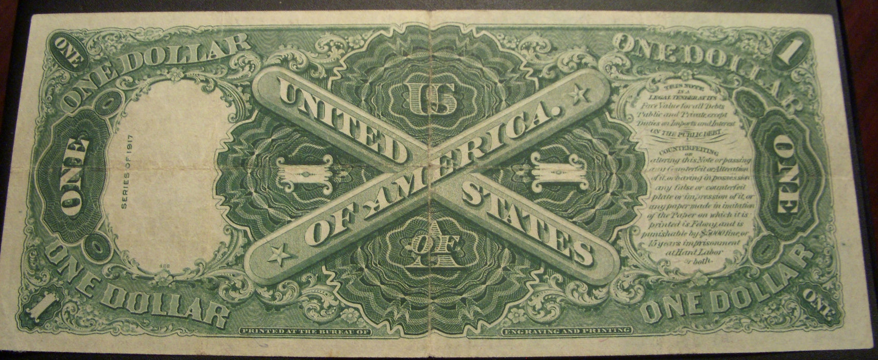 1917 $1 Untied States Note - FR# 36