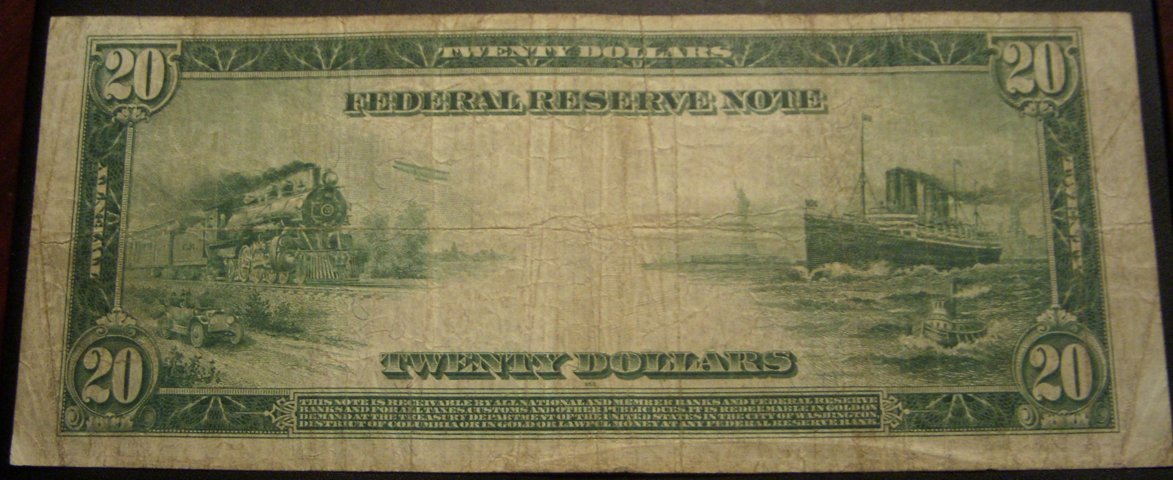 1914 $20 Federal Reserve Note - FR# 987