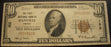 1929 $10 National Bank Note - Danville, IN Bank# 152
