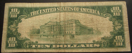 1929 $10 National Bank Note - Danville, IN Bank# 152