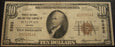 1929 $10 National Bank Note - Sullivan IN Bank# 5392