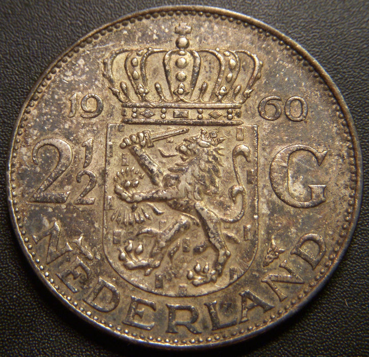 1960 2 1/2 Gulden - Netherlands