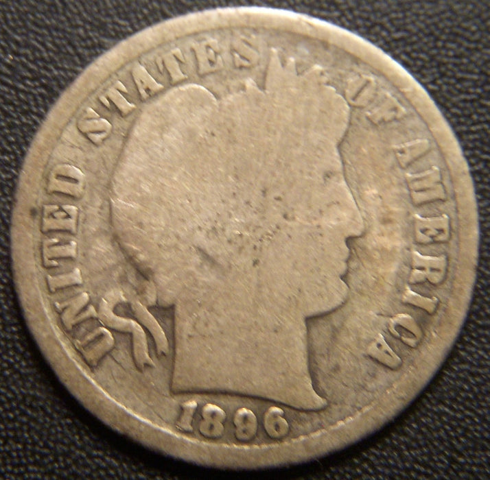 1896 Barber Dime - Good
