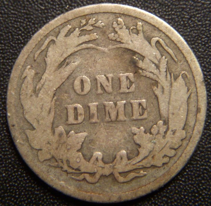 1896 Barber Dime - Good