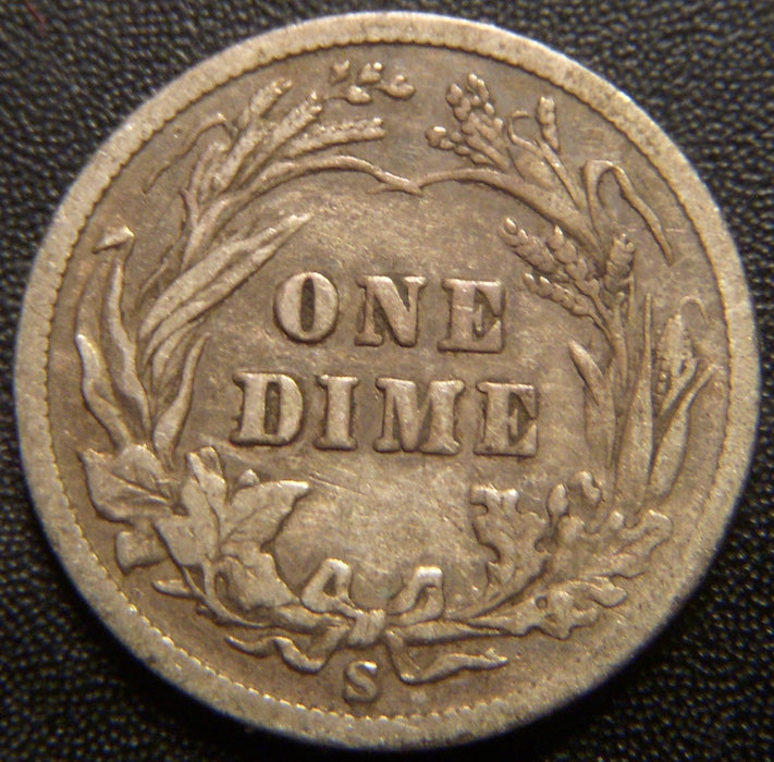 1900-S Barber Dime - Very Fine