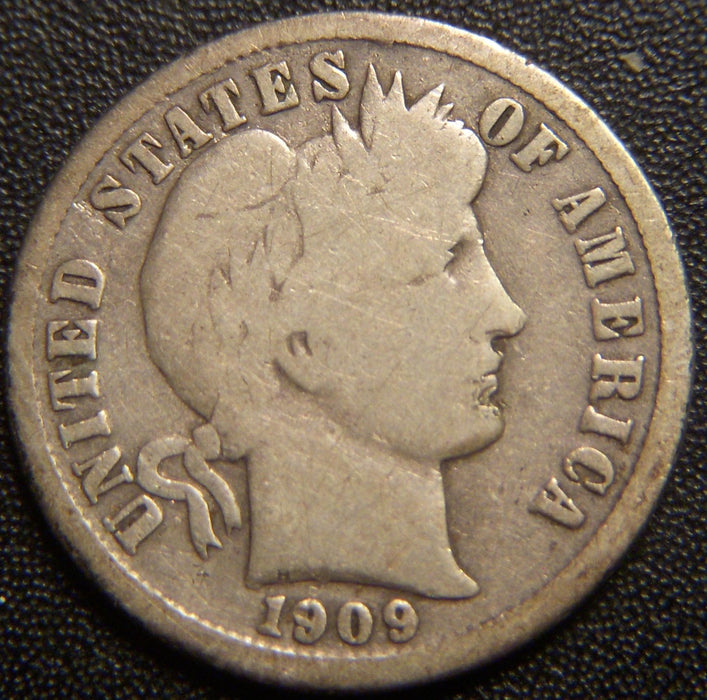 1909-D Barber Dime - Good