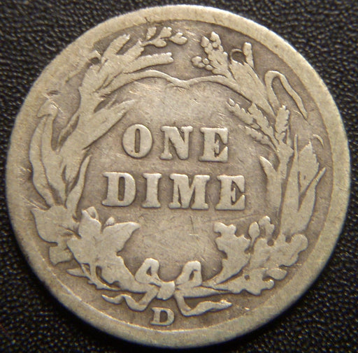 1909-D Barber Dime - Good