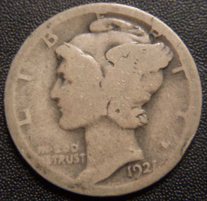 1921 Mercury Dime - Good