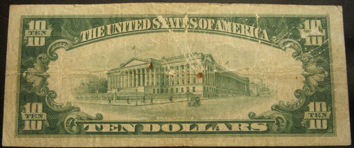 1929 $10 National Bank Note - Cicero, IN Bank# 10720