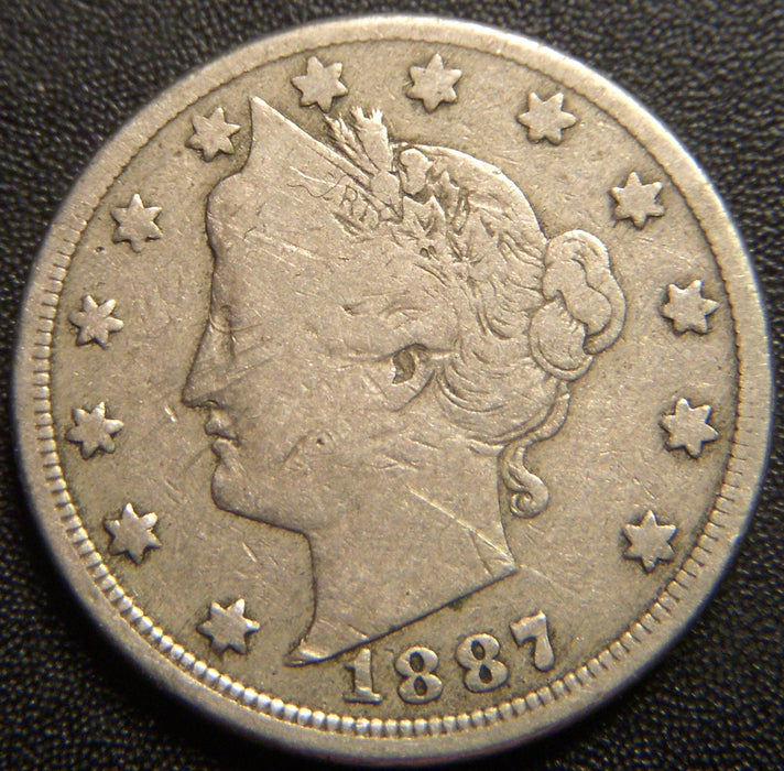 1887 Liberty Nickel - Very Good