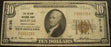 1929 $10 National Bank Note - Bolivar, PA Bank# 6135