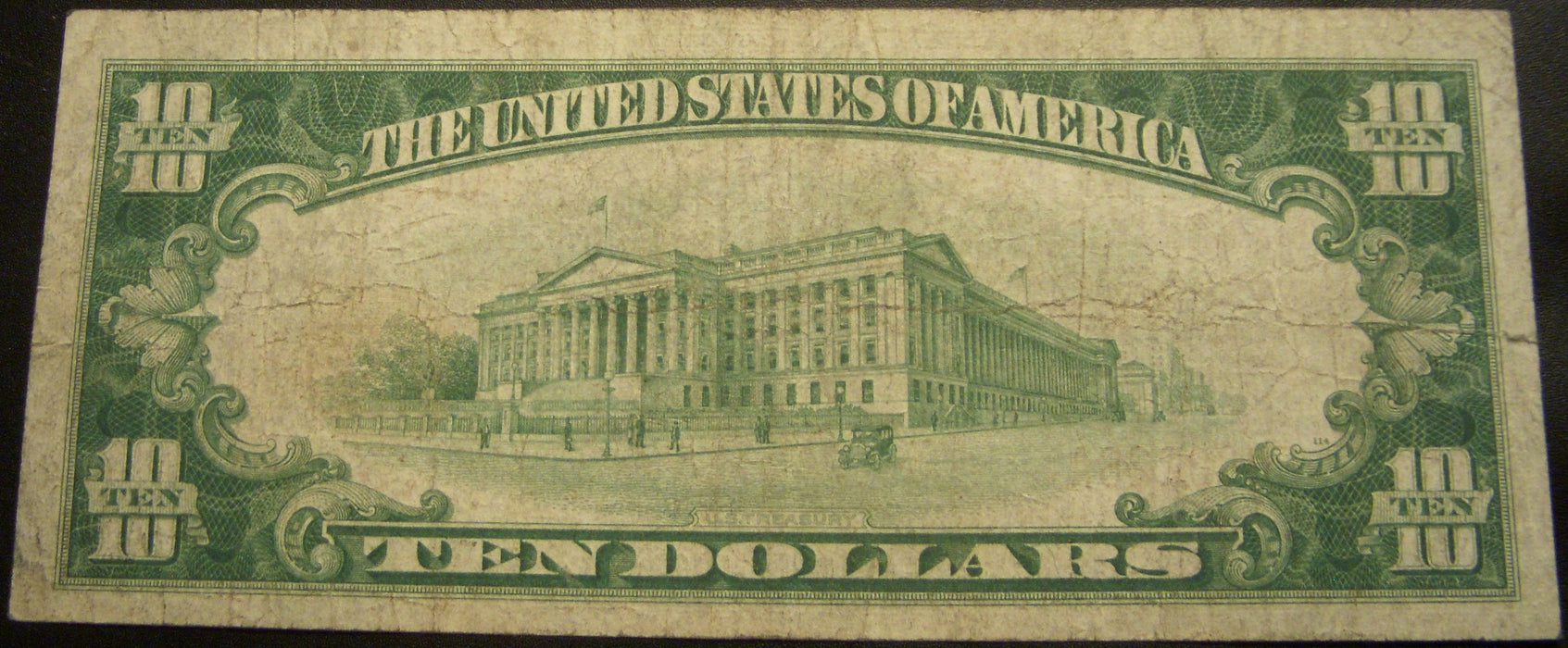 1929 $10 National Bank Note - Bolivar, PA Bank# 6135