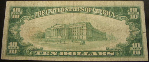 1929 $10 National Bank Note - Bolivar, PA Bank# 6135