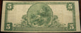 1902PB $5 National Bank Note - Danville, IN Bank# 152