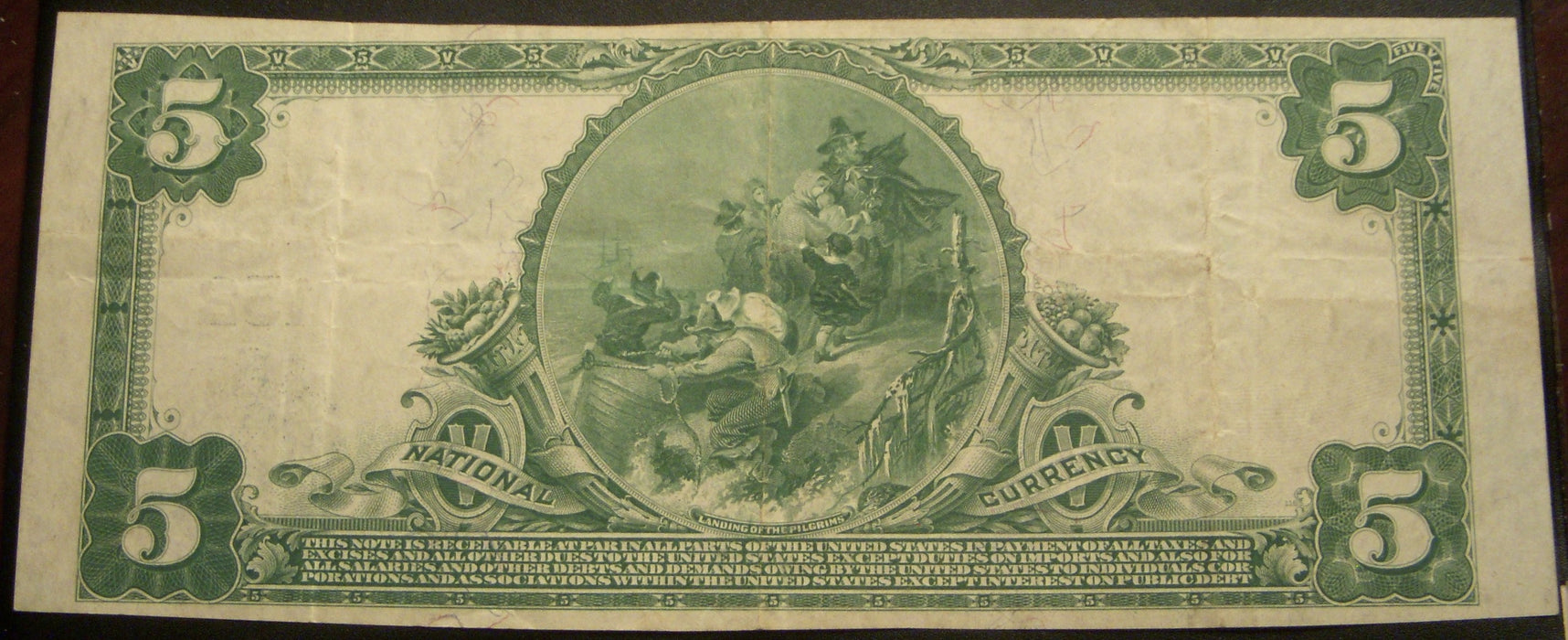 1902PB $5 National Bank Note - Danville, IN Bank# 152