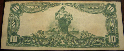1902PB $10 National Bank Note - Tell City, IN Bank# 5756