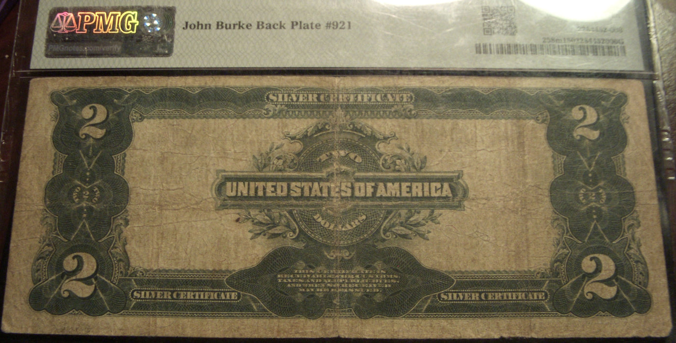 1899 $2 Silver Certificate - FR# 258m Mule PMG Choice F15