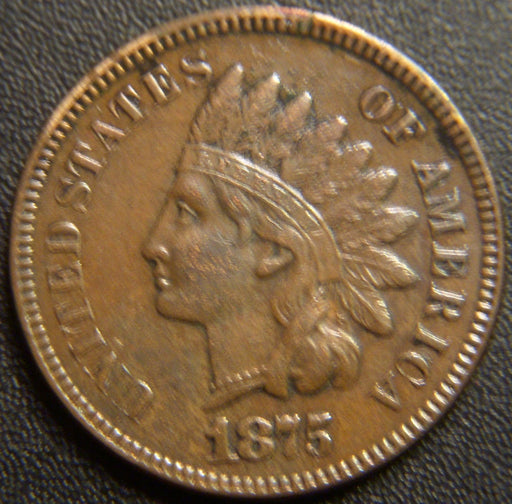 1875 Indian Head Cent - Extra Fine