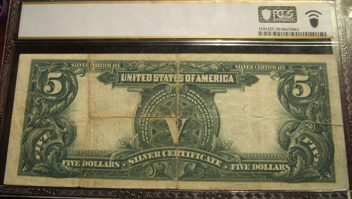 1899 $5 Silver Certificate - FR# 280m Mule PCGS VF20