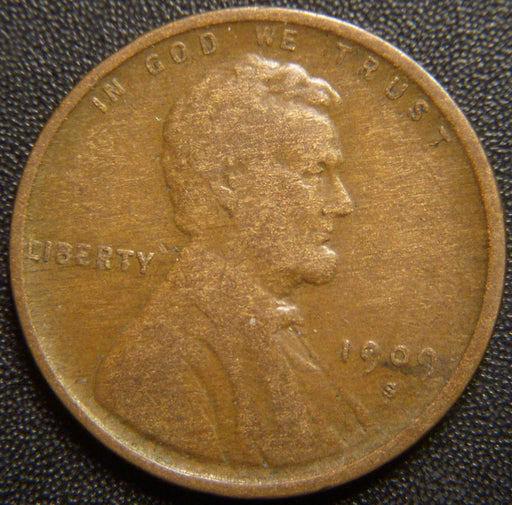 1909-S Lincoln Cent - Fine