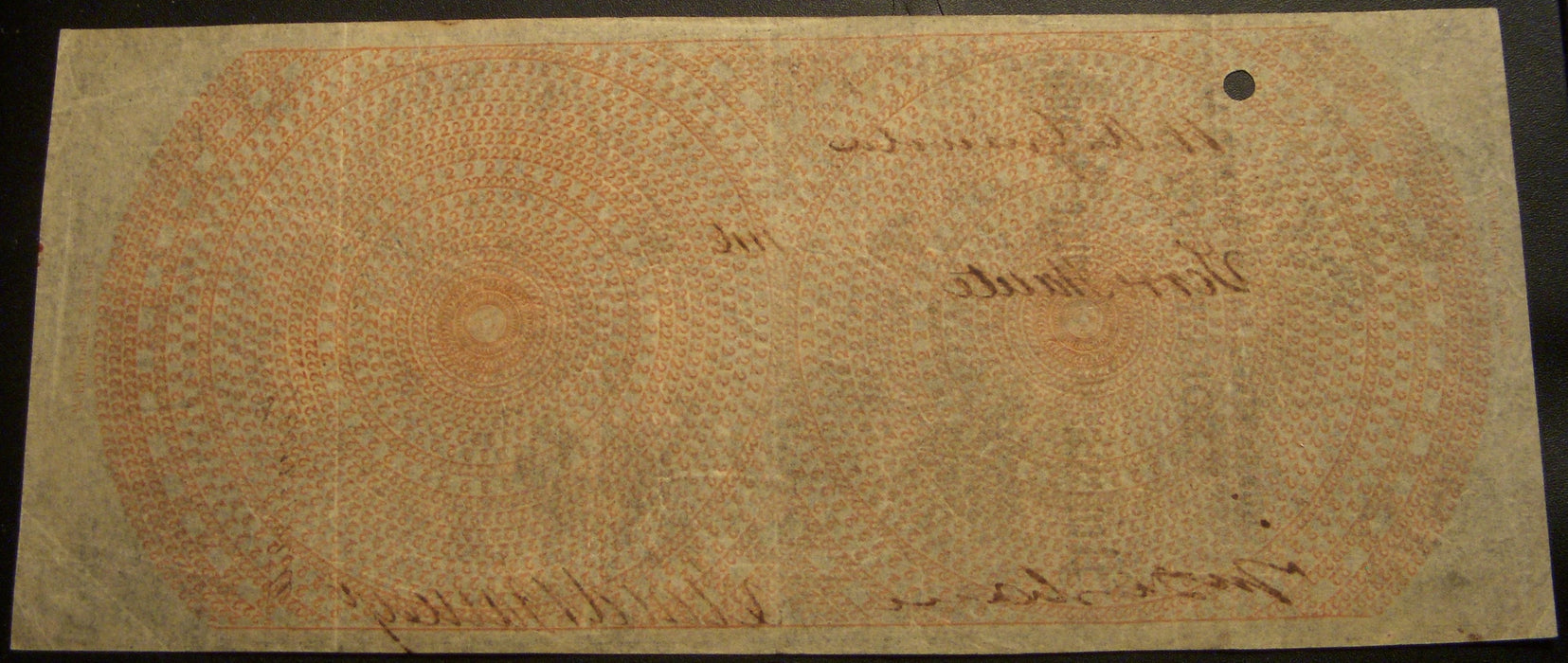 1858 $2 Commercial Bank Terre Haute Indiana Obsolete Note