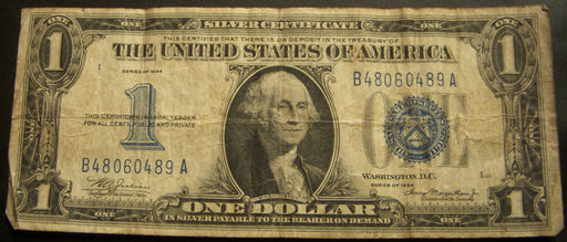 1934 $1 Silver Certificate - FR# 1606