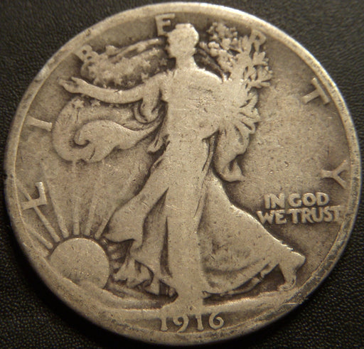 1916 Walking Half Dollar - Good