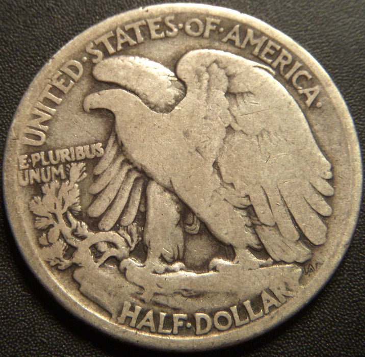 1916 Walking Half Dollar - Good
