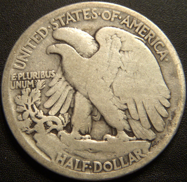 1917-S Obverse Walking Half Dollar - Good