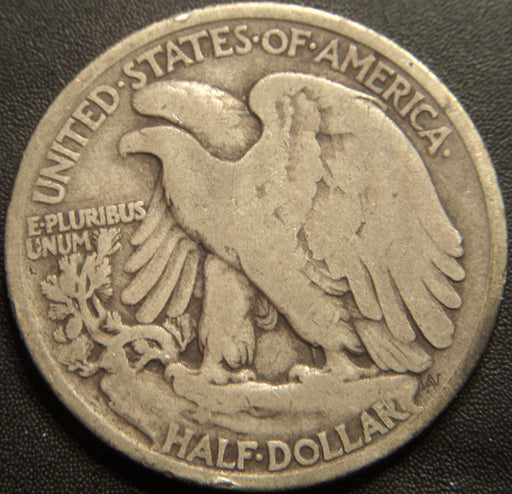 1917-D Obverse Walking Half Dollar - Good