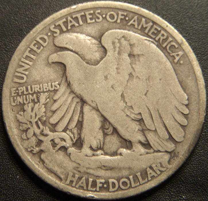 1917-D Obverse Walking Half Dollar - Good